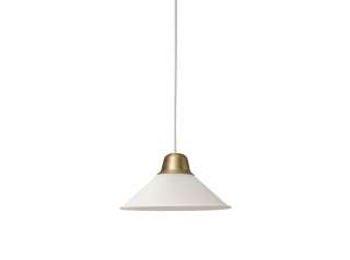 Petite Friture - Aura Pendelleuchte klein - weiß, messing - indoor