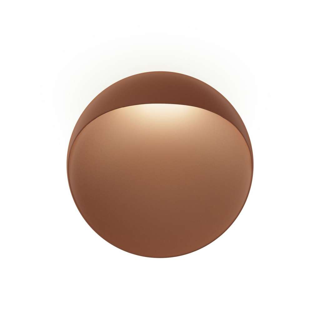 Louis Poulsen - Flindt Wall - Wandleuchte Außen/Innen - Ø30 - Corten Struktur - indoor