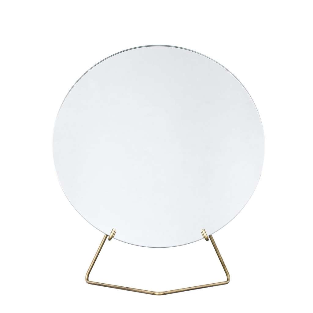 Moebe - Standing - Mirror - Ø 30 - Messing - indoor