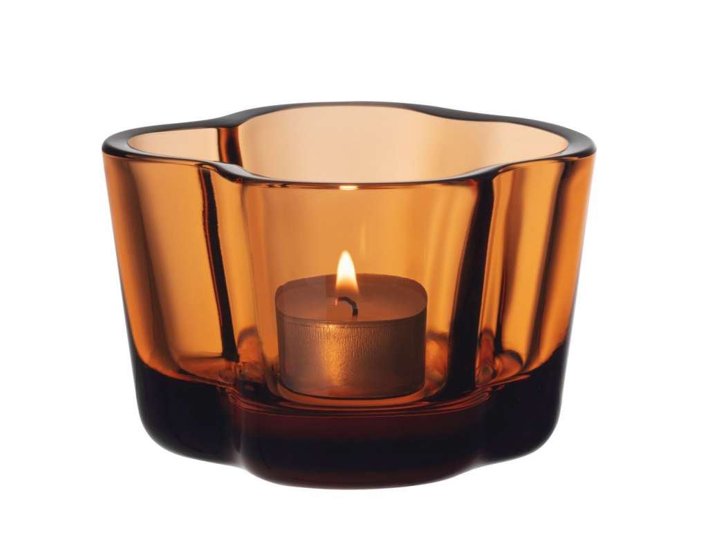 Iittala - Alvar Aalto Windlicht - sevilla-orange - indoor