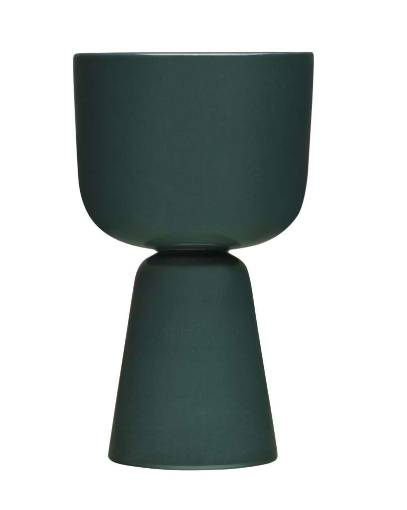 Iittala - Nappula Blumentopf - 26 x 15,5 cm - dunkelgrün - indoor