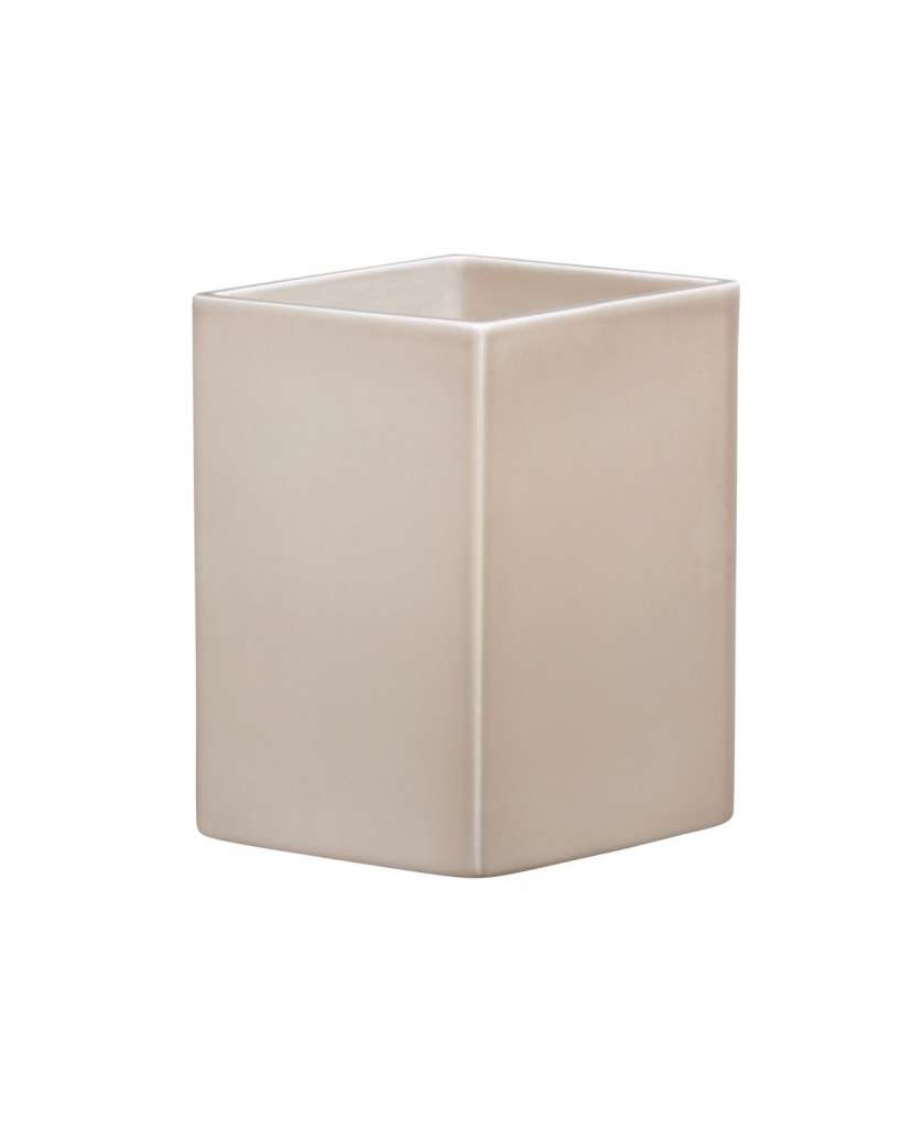 Iittala - Ruutu Keramik Vase - 22,5 cm - beige - indoor