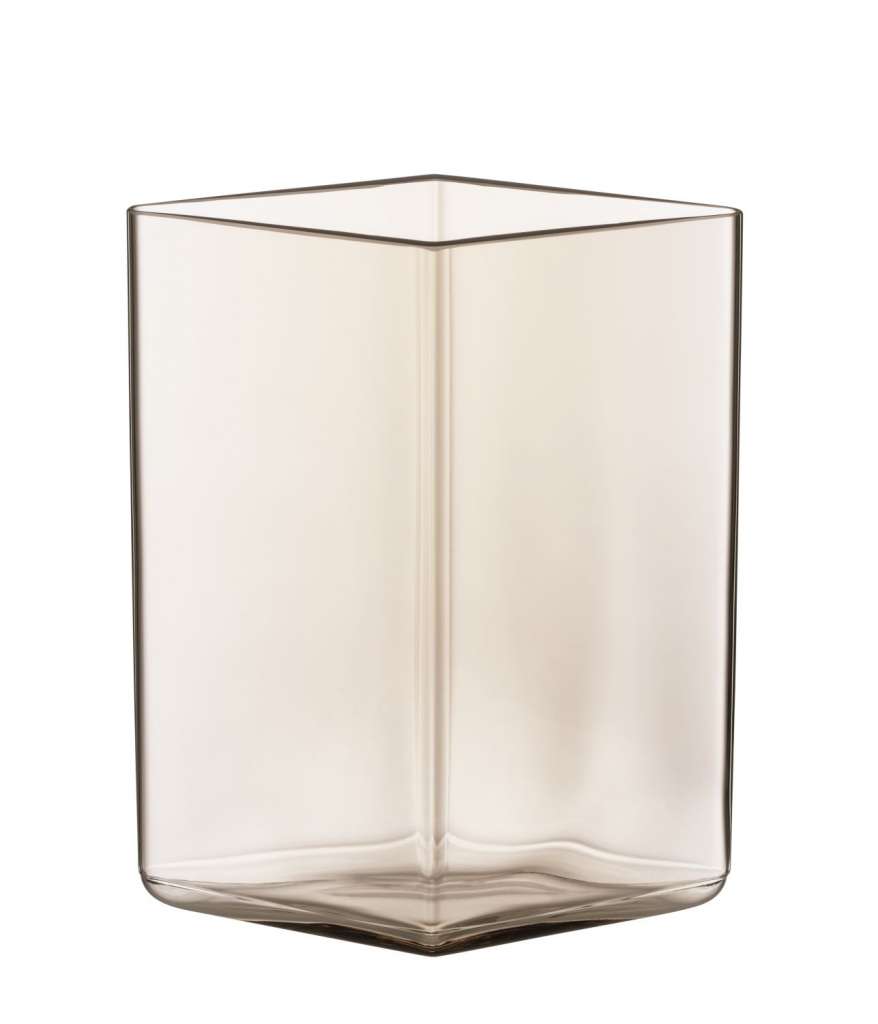 Iittala - Ruutu Vase - 11,5x14cm - leinen - indoor