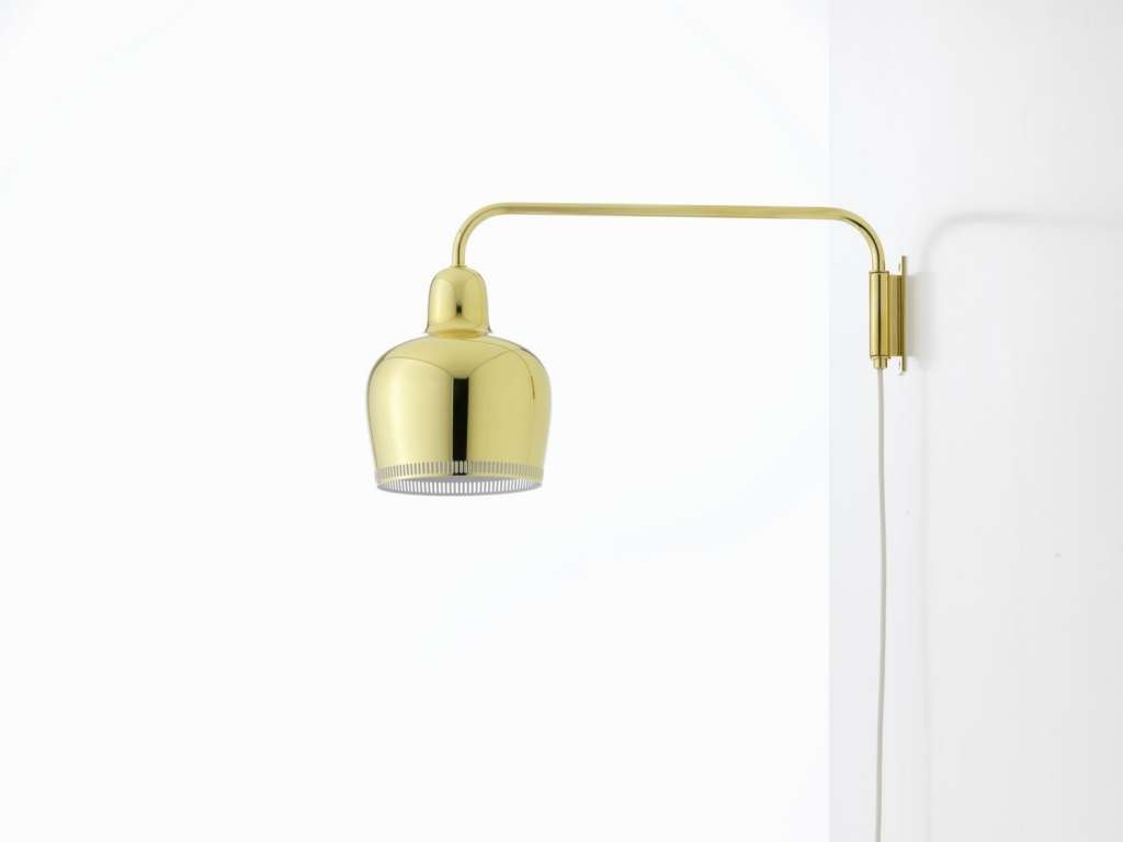 Artek - Wandleuchte A330S Golden Bell - messing poliert - indoor