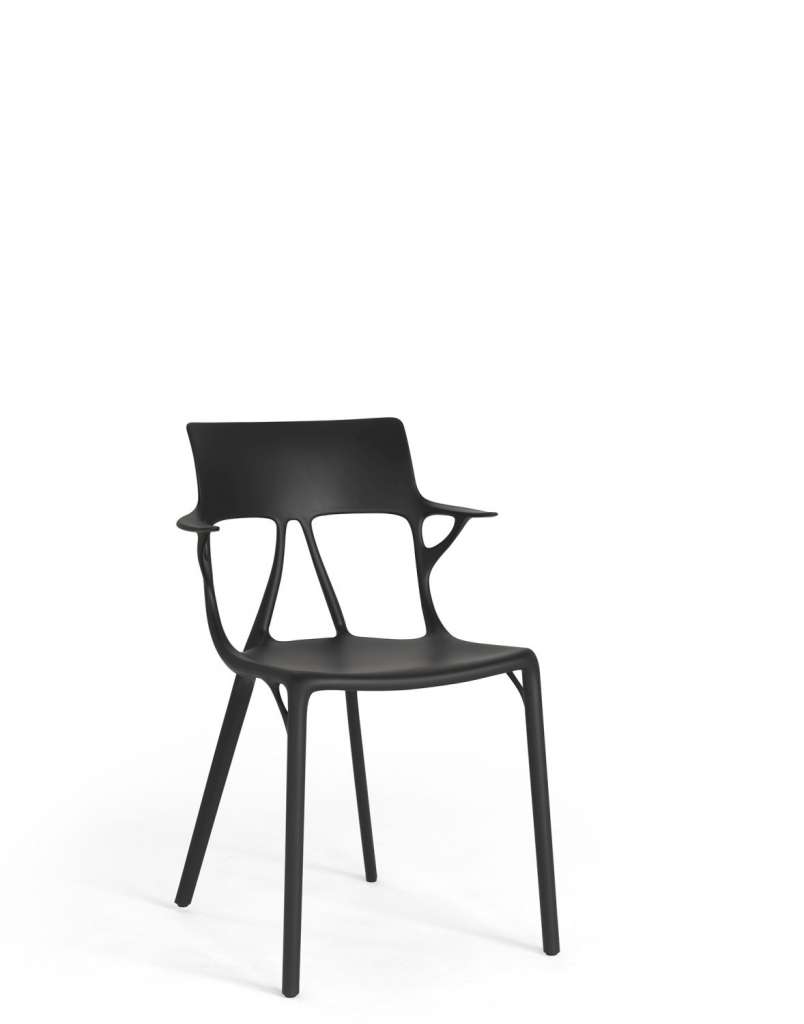 Kartell - A.I. Stuhl - schwarz - indoor