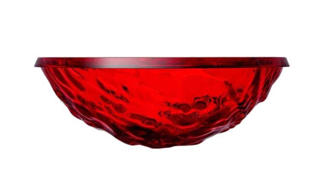 Kartell - Moon Schale - rot - indoor