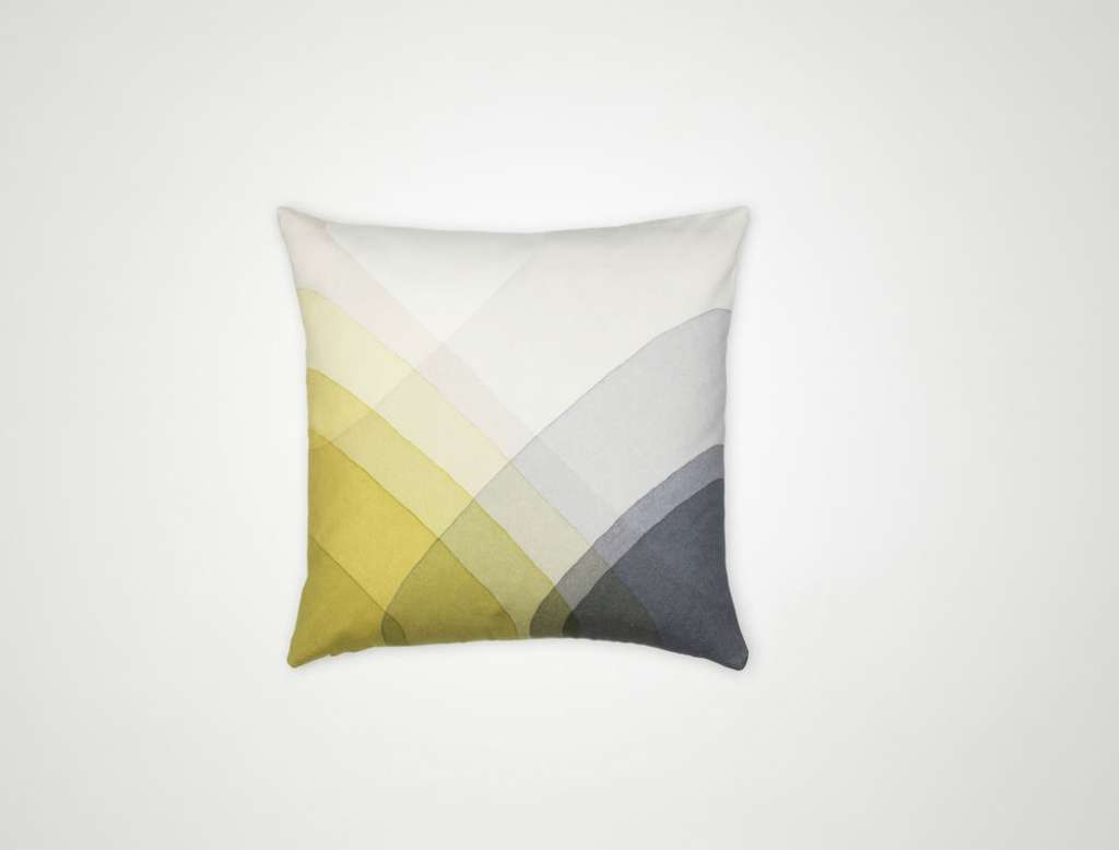 Vitra - Herringbone Kissen - yellow - indoor