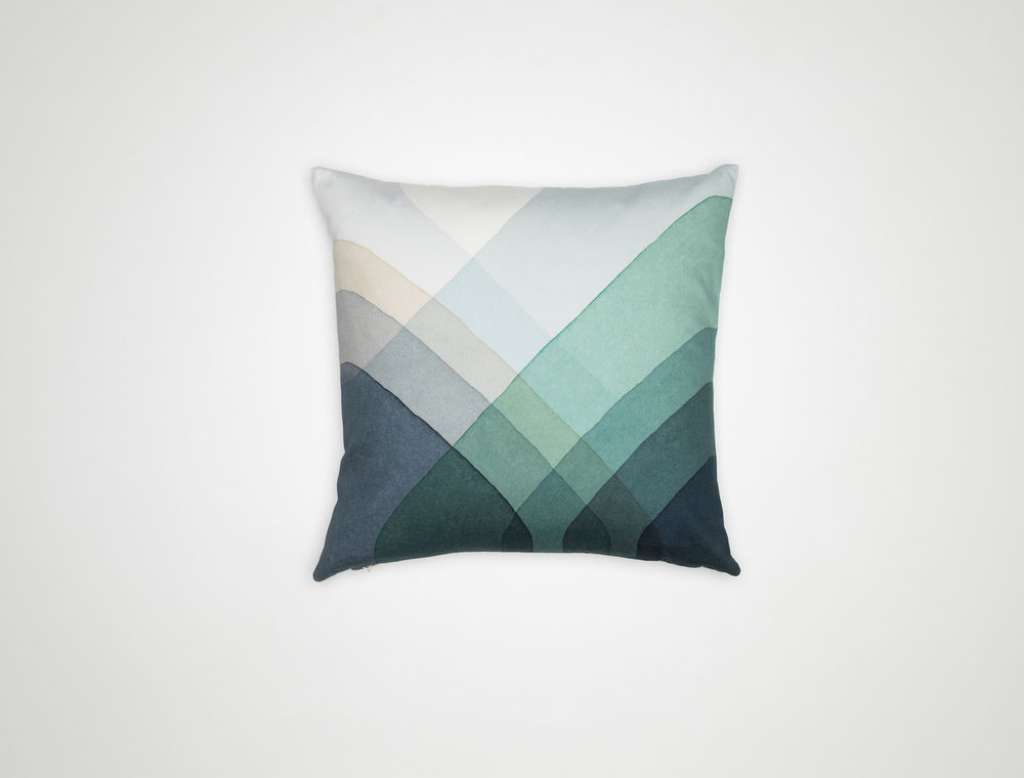 Vitra - Herringbone Kissen - blue - indoor