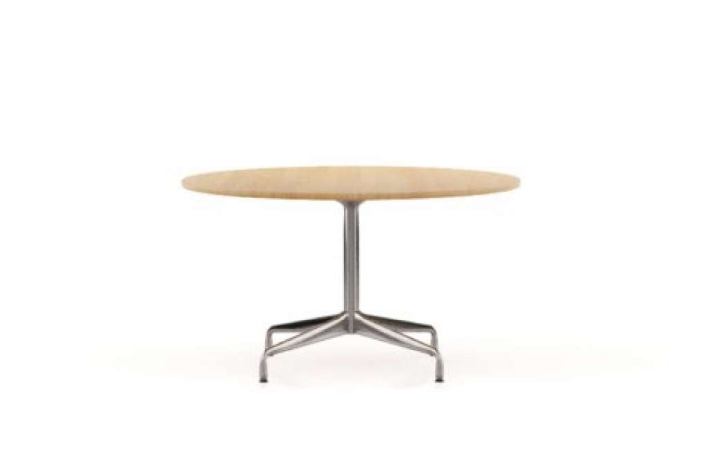 Vitra - Eames Segmented Table Dining rund Ø130 cm - Eiche natur massiv, geölt - indoor