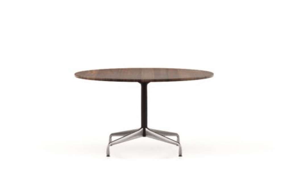 Vitra - Eames Segmented Table Dining rund Ø130 cm - Eiche geräuchert massiv, geölt - indoor