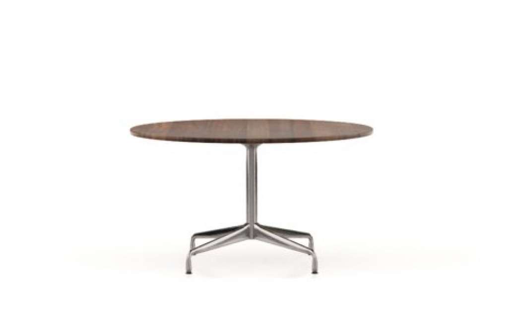 Vitra - Eames Segmented Table Dining rund Ø130 cm - Eiche geräuchert massiv, geölt - indoor