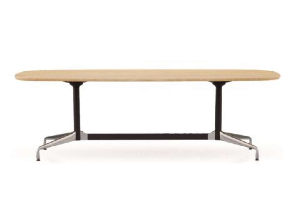 Vitra - Eames Segmented Table Meeting Bootsform - Eiche natur massiv, geölt - indoor
