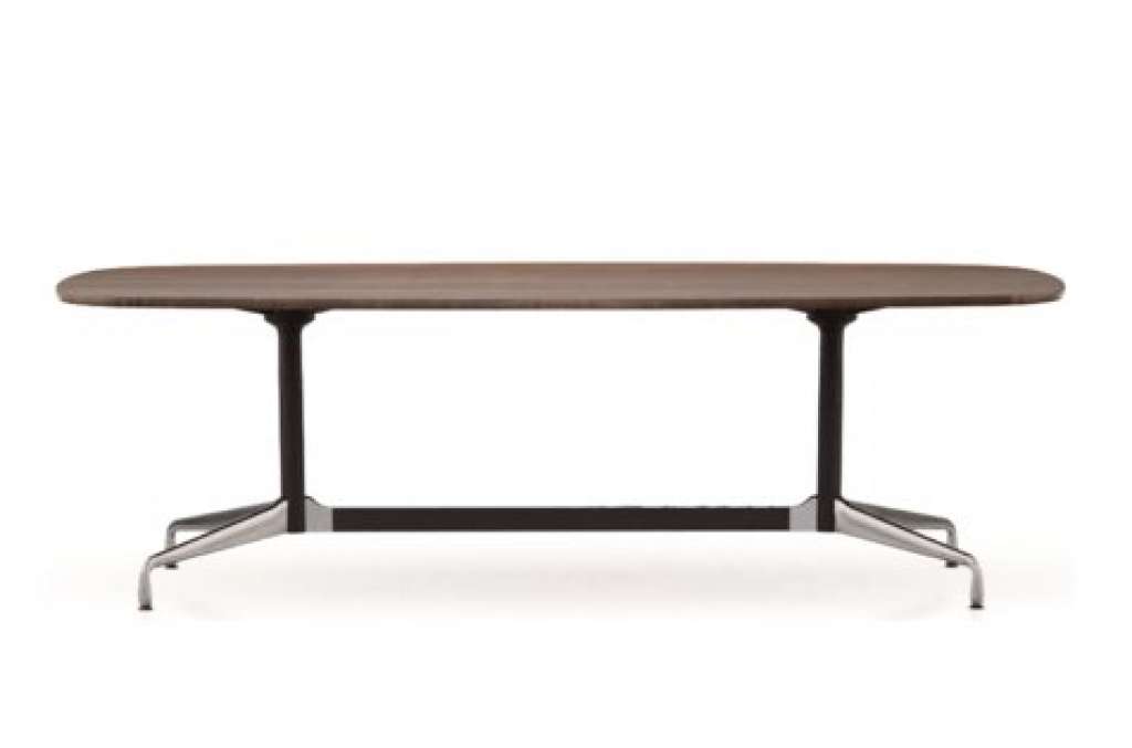 Vitra - Eames Segmented Table Meeting Bootsform - Eiche geräuchert massiv, geölt - indoor
