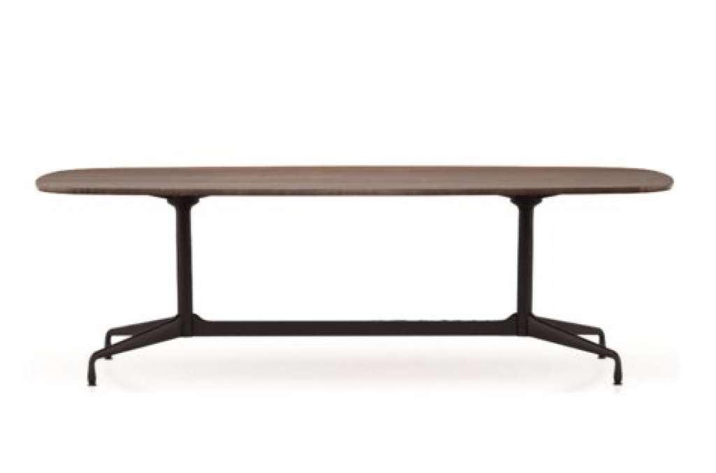 Vitra - Eames Segmented Table Meeting Bootsform - Eiche geräuchert massiv, geölt - indoor