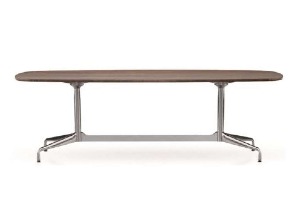 Vitra - Eames Segmented Table Meeting Bootsform - Eiche geräuchert massiv, geölt - indoor