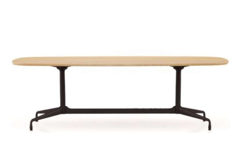 Vitra - Eames Segmented Table Dining Bootsform - Eiche natur massiv, geölt - indoor