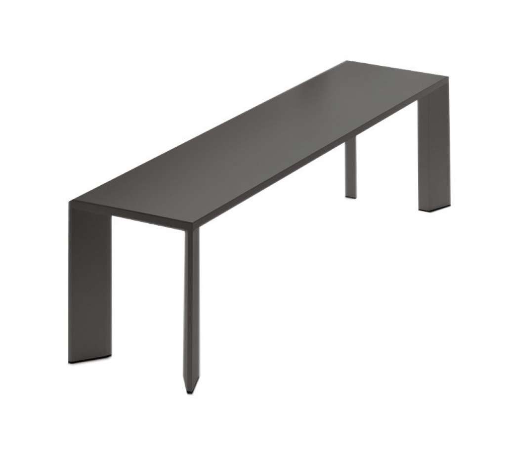 Fast by Weishäupl - Grande Arche Bank - 180  - grau-metallic - outdoor