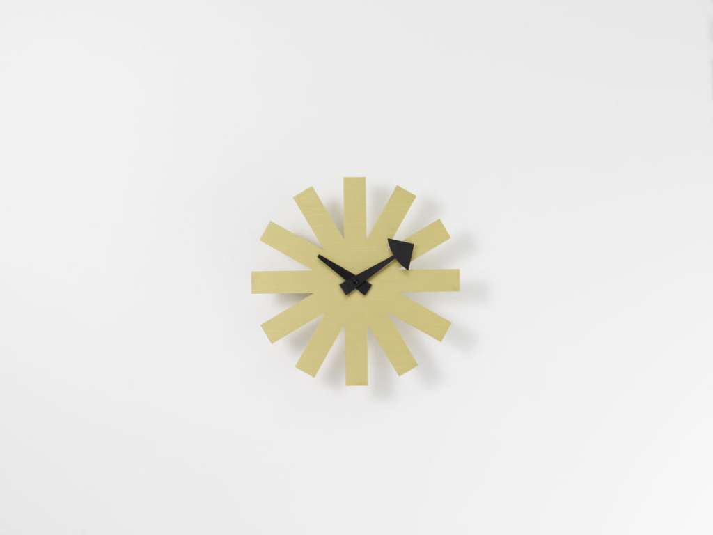 Vitra - Asterisk Clock Messing - Messing - indoor