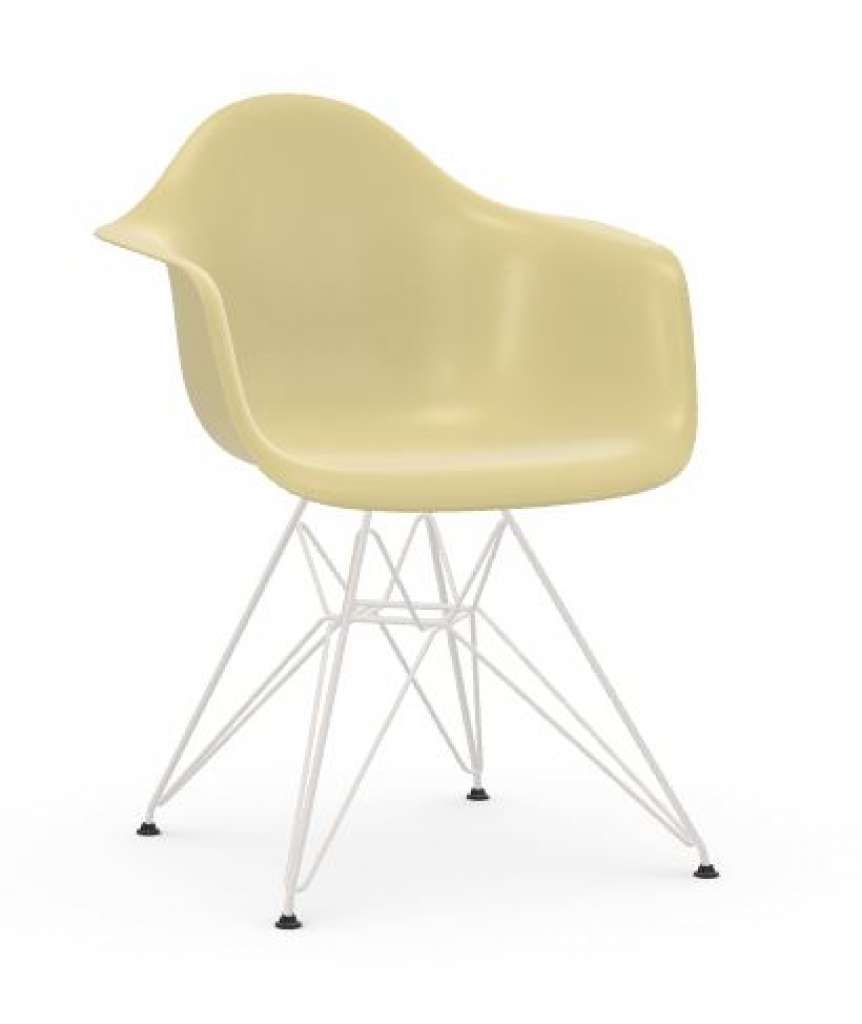 Vitra - Eames Fiberglass Chair DAR - 01 Eames Parchment - indoor
