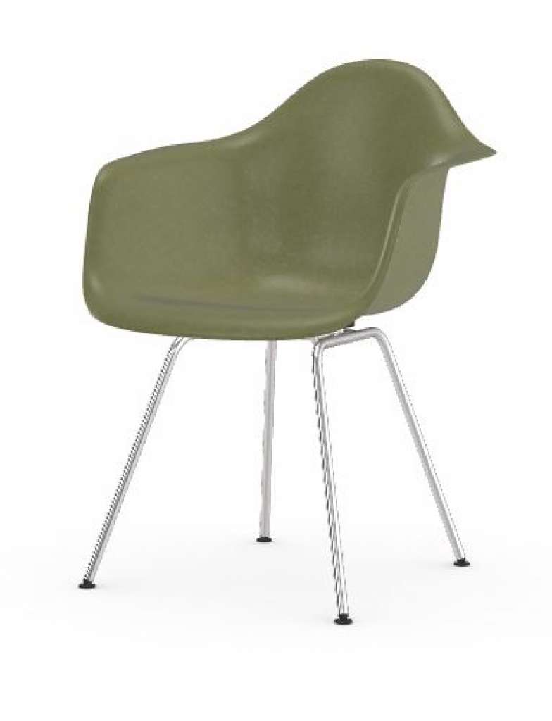 Vitra - Eames Fiberglass Chair DAX - verchromt - 05 Eames Sea Foam Green - indoor