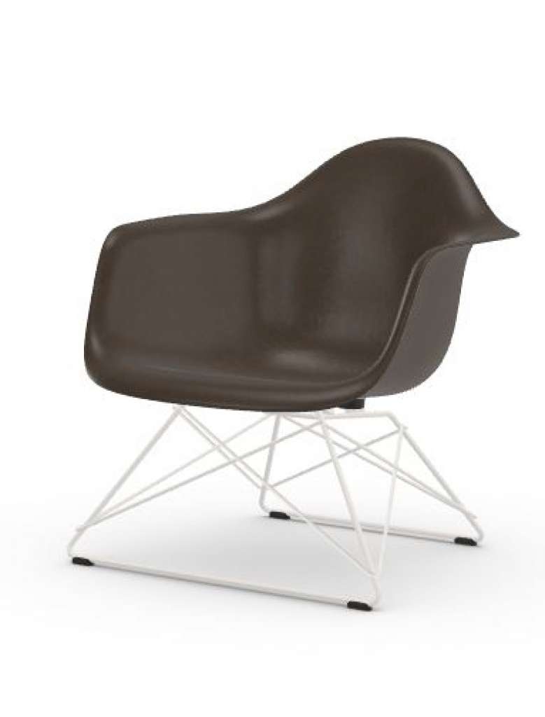 Vitra - Eames Fiberglass Chair LAR - weiss - 04 Eames Elephant Hide Grey - indoor