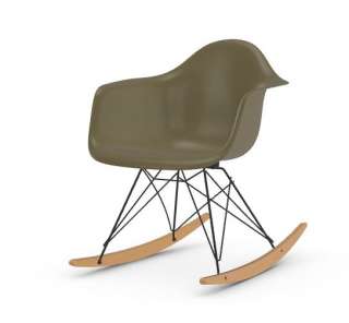 Vitra - Eames Fiberglass Chair RAR -basic dark - Ahorn gelblich - 06 Eames Raw Umber - indoor