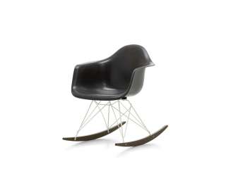 Vitra - Eames Fiberglass Chair RAR -basic dark - Ahorn dunkel - 04 Eames Elephant Hide Grey - indoor