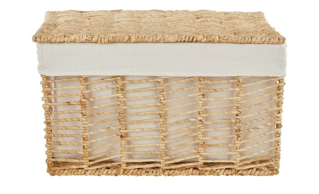 Aufbewahrungskorb ¦ holzfarben ¦ Maisblatt ¦ Maße (cm): B: 48 H: 28 T: 32 Aufbewahrung > Truhen & Kisten - Höffner