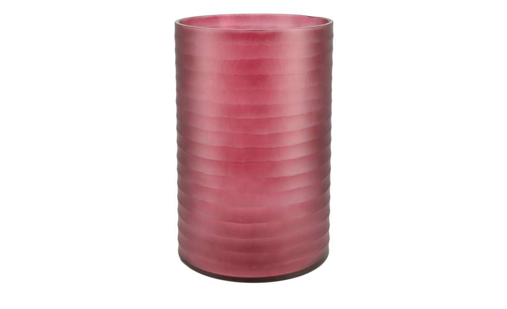 Windlicht ¦ rosa/pink ¦ Glas  ¦ Maße (cm): H: 30,5 Ø: 20.5 Dekoration > Laternen & Windlichter - Höffner