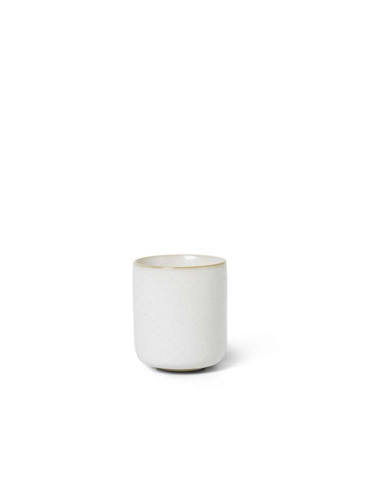 ferm LIVING - Sekki Becher - klein - cream - indoor
