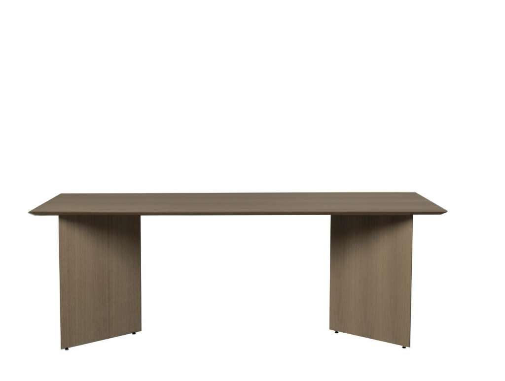 ferm LIVING - Mingle Tischplatte - Furnier dunkel gebeizt - indoor