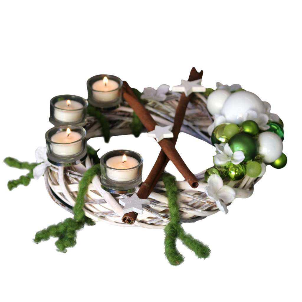 home24 Adventskranz Kugli I