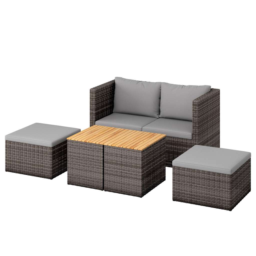 home24 Loungeset Roizy (5-teilig)