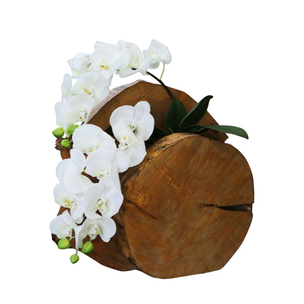 home24 Arrangement Orchidee in Holz I