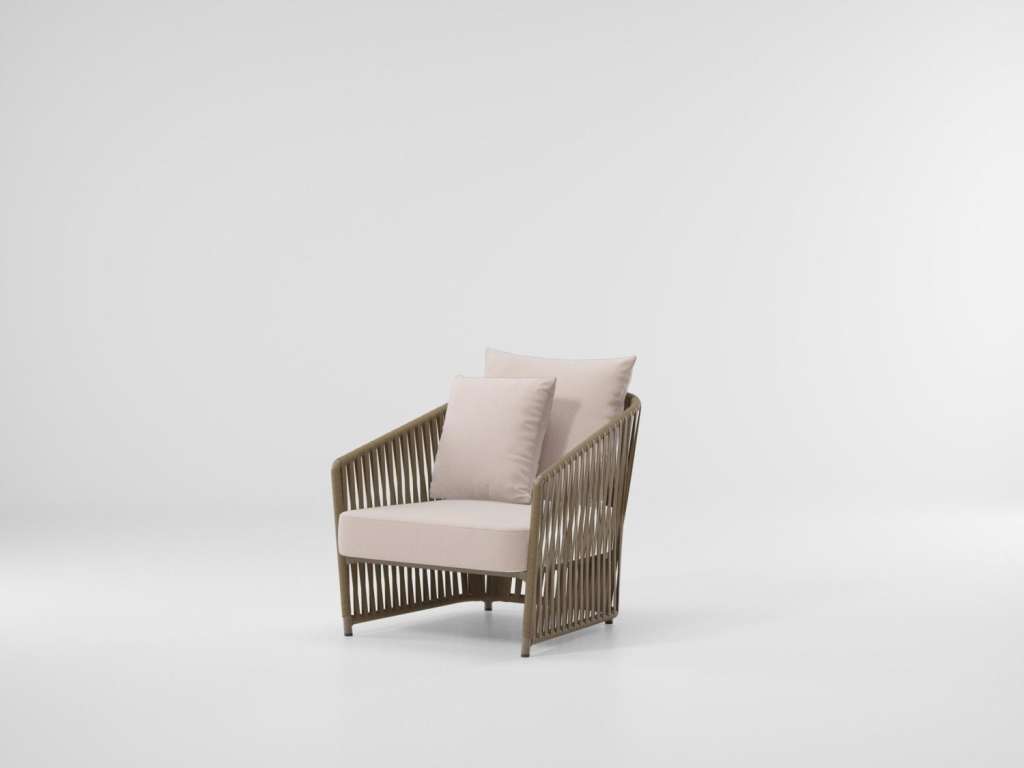 Kettal - Bitta Lounge Clubsessel - honeysuckle/ dry sand - outdoor