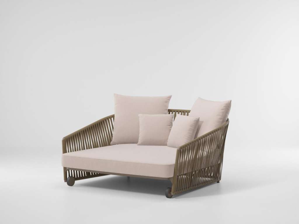 Kettal - Bitta Lounge Daybed - honeysuckle/ dry sand - outdoor