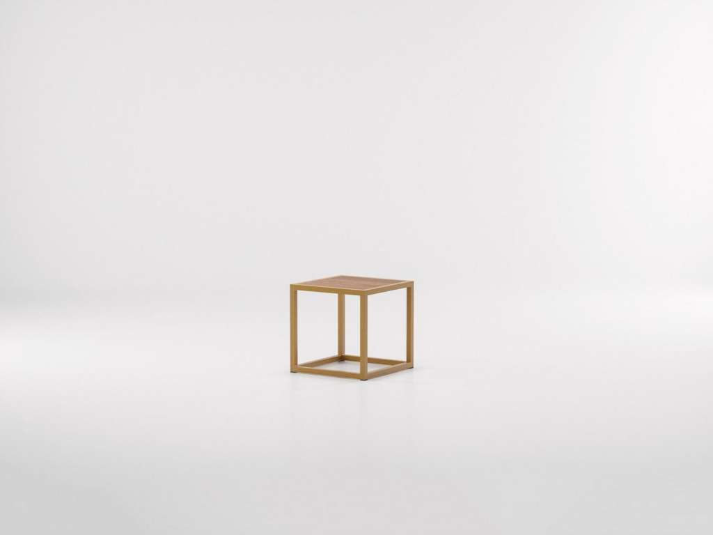 Kettal - Landscape Beistelltisch - manganese/ teak - indoor