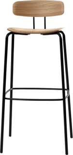 Zeitraum - Okito Ply Barhocker - Eiche lackiert - indoor