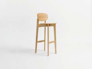 Zeitraum - Zenso Barhocker - Höhe 80cm - Eiche - indoor