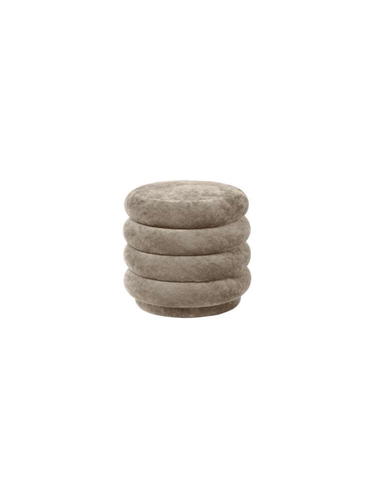ferm LIVING - Pouf Rund - small - beige - indoor