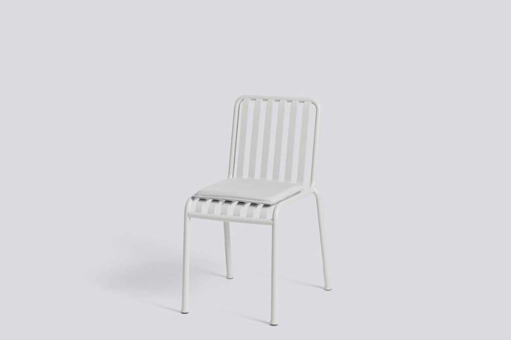 HAY - Sitzkissen für Palissade Chair und Arm Chair - sky grey textile - outdoor