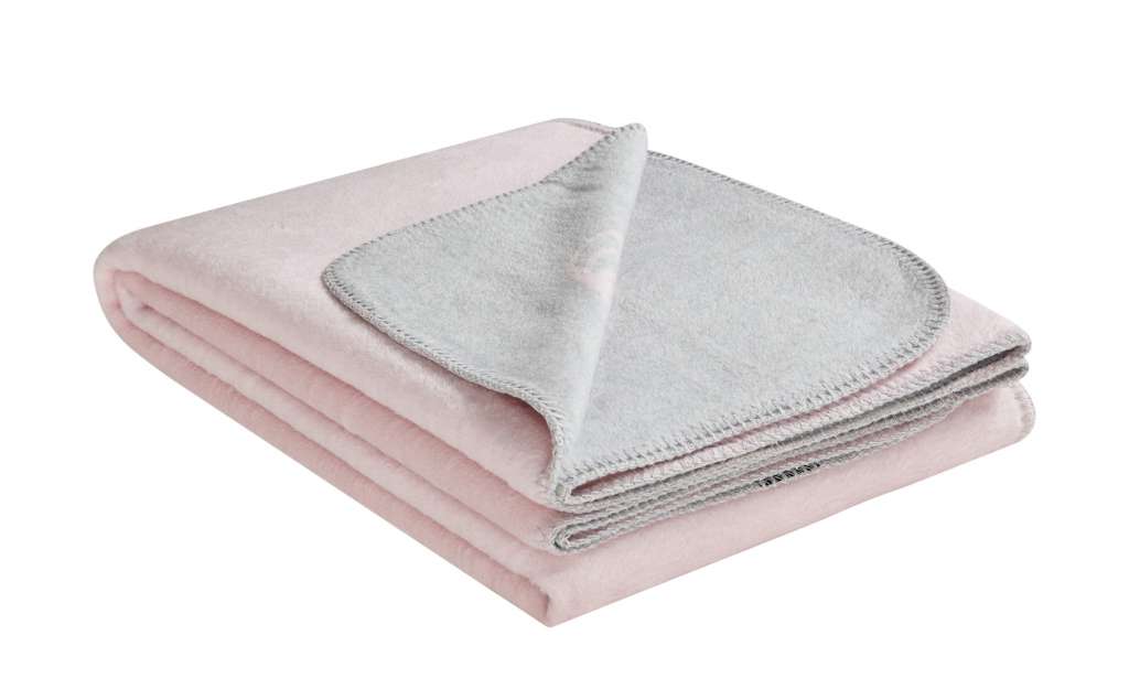 LAVIDA Jacquard-Wendewohnplaid  Hanna ¦ rosa/pink ¦ 60% Baumwolle, 40% Polyacryl  ¦ Maße (cm): B: 130 Heimtextilien > Kuscheldecken - Höffner