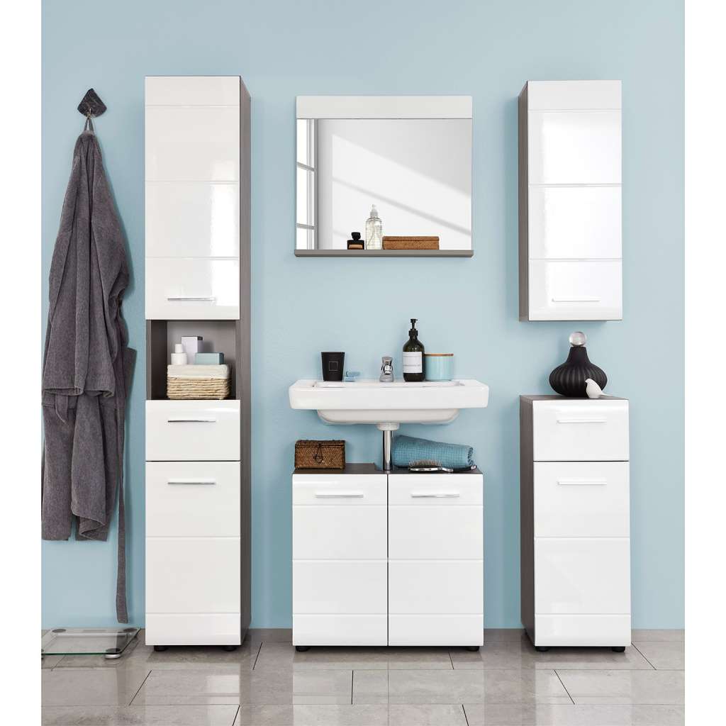 home24 Badezimmer-Set Storm I (5-teilig)