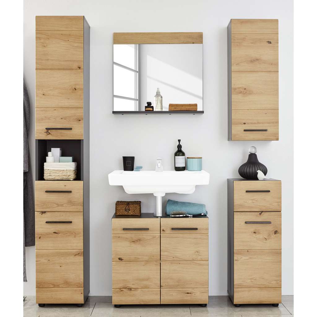 home24 Badezimmer-Set Storm I (5-teilig)