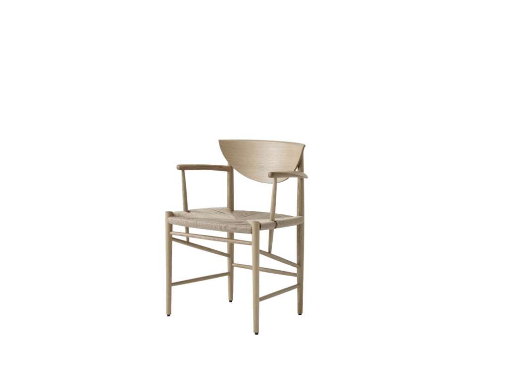 andTRADITION - Drawn HM4 Stuhl - White Oiled Oak - indoor