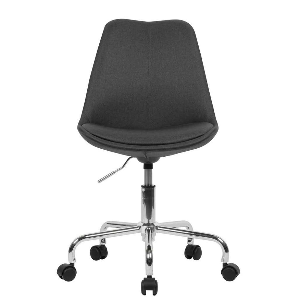 Drehstuhl in Schwarz Webstoff Schalensitz
