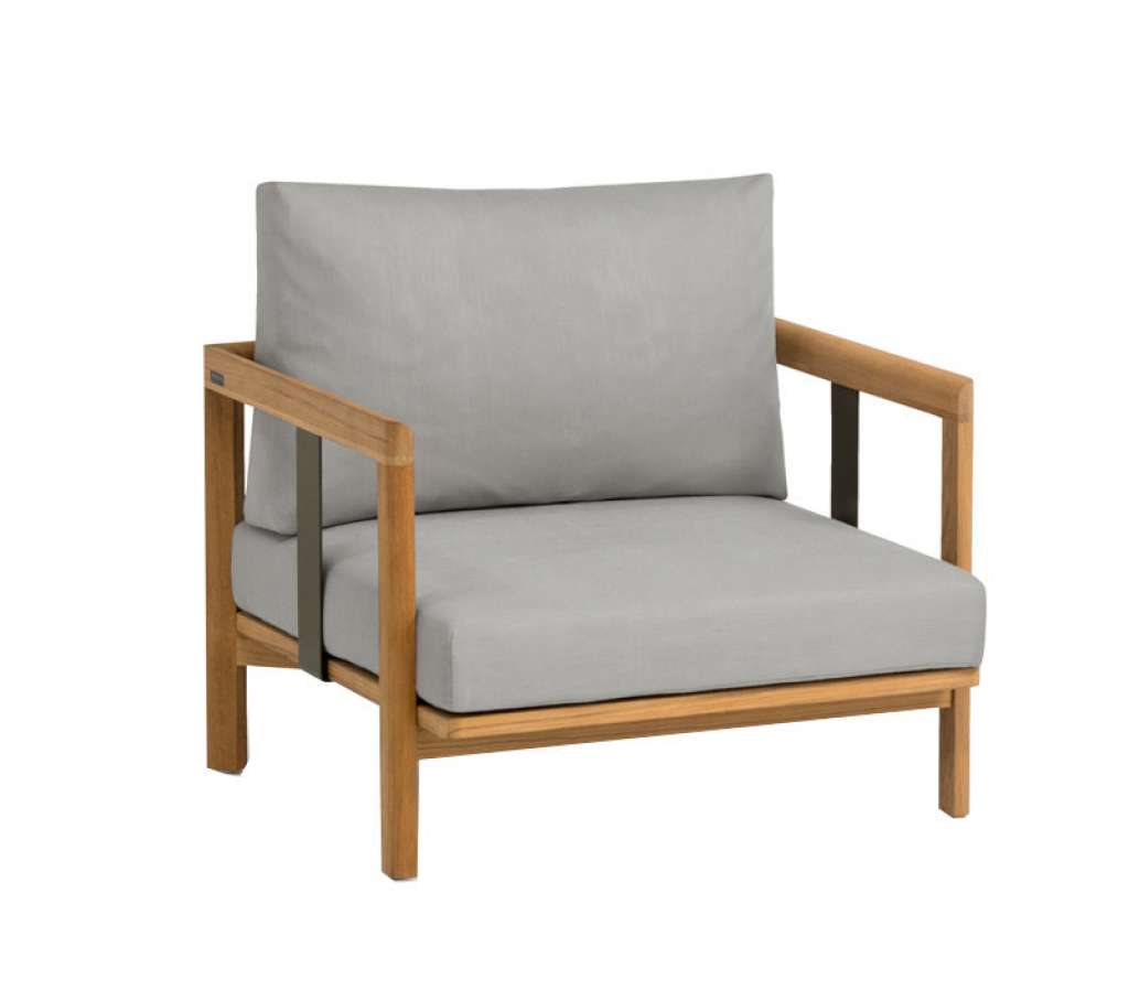 Weishäupl - Newport Sessel - Dolan multicolor - Gestell anthrazit - outdoor