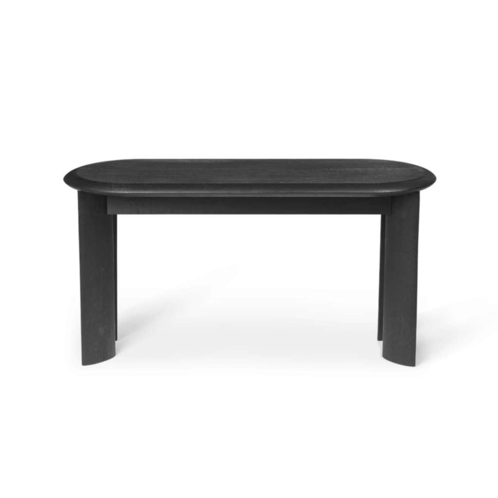 ferm LIVING - Bevel Bank - schwarz - indoor