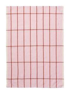 ferm LIVING - Hale Geschirrtuch - rosa/rostrot - indoor