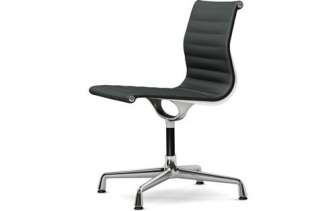 Ausstellungsstücke - Aluminium Chair - EA 101, Gestell verchromt, Filzgleiter Hartboden - 05 dunkelgrau - dunkelgrau - indoor